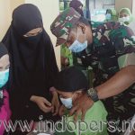 Antusias Orang Tua Dalam Kegiatan Vaksinasi Anak Usia 6-11 Tahun di Kabupaten Banyuwangi