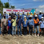 PT. BAS Site Muara Enim Resmikan dan Serahkan Jalan Usaha Tani Desa Pulau Panggung Kecamatan Tanjung Agung