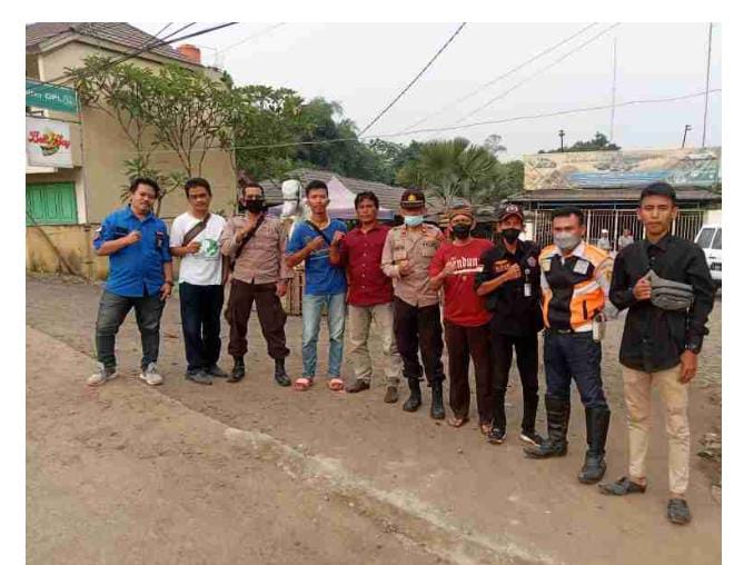 Merasa Tertantang, Ormas Dan LSM Kabupaten Bogor Semangat Mendamping Petugas Pos Pantau PERBUP 120.