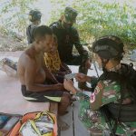 Bukti Tulus Satgas Yonif 126/KC Berikan Bantuan Pengobatan Gratis Kepada Masyarakat Perbatasan Papua