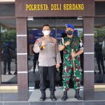 “Dandenpom I/1 Pematang Siantar Anjangsana ke Mako Polresta Deli Serdang”