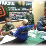 Danramil 404-05 Tanjung Enim Pantau Langsung Program Serbuan Vaksin