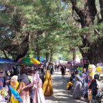 Hari Ke 2 Idul Fitri, Ratusan Pengunjung Padati Pantai Wisata Camplong