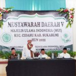 Sekum MUI Kabupaten Sukabumi Membuka Musda V MUI Kecamatan Cidahu