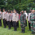 Sambut Kunjungan Perdana Menteri Australia Jajaran TNI KOREM 061/SK Gelar Apel Pasukan Pengamanan