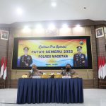 Jelang Ops Patuh Semeru 2022, Polres Magetan Gelar Latihan Pra Operasi