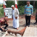 Camat Lawang Kidul Hadiri Peletakan Batu Pertama Pembangunan Mushola dan Pondok Pesantren Tahfidz Al-Qur’an Al-Qayid Tanjung Enim