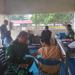 Babinsa Koramil 431-02/Muntok, Laksanakam Vaksinasi Tahap 1, 2, dan 3 di Pelabuhan Tanjung Kalian