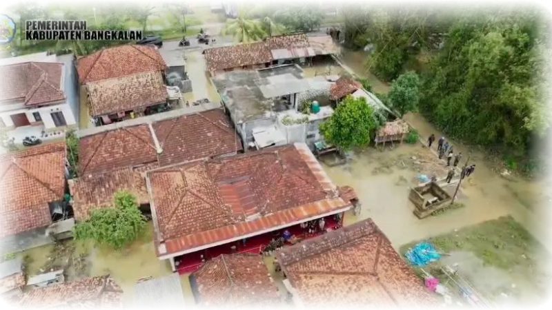 3.303 Warga Bangkalan – Madura Terdampak Banjir