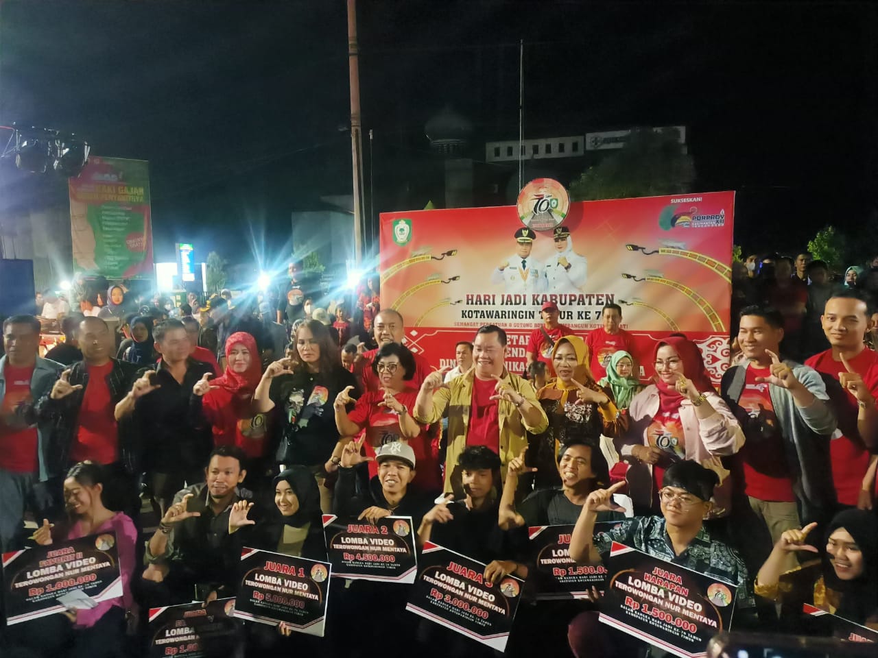 Dandim 1015/Sampit, Hadiri Pesta Rakyat di Terowongan Nur Mentaya