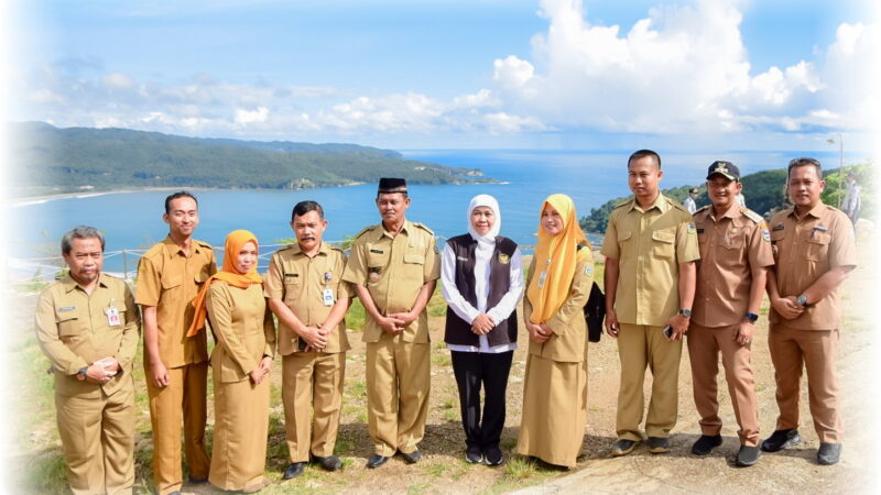 Gubernur Jatim Khofifah Takjub Dengan Eksotisme Sentono Gentong Pacitan, Khofifah : Lukisan Allah Bak Orkestra Semesta Alam