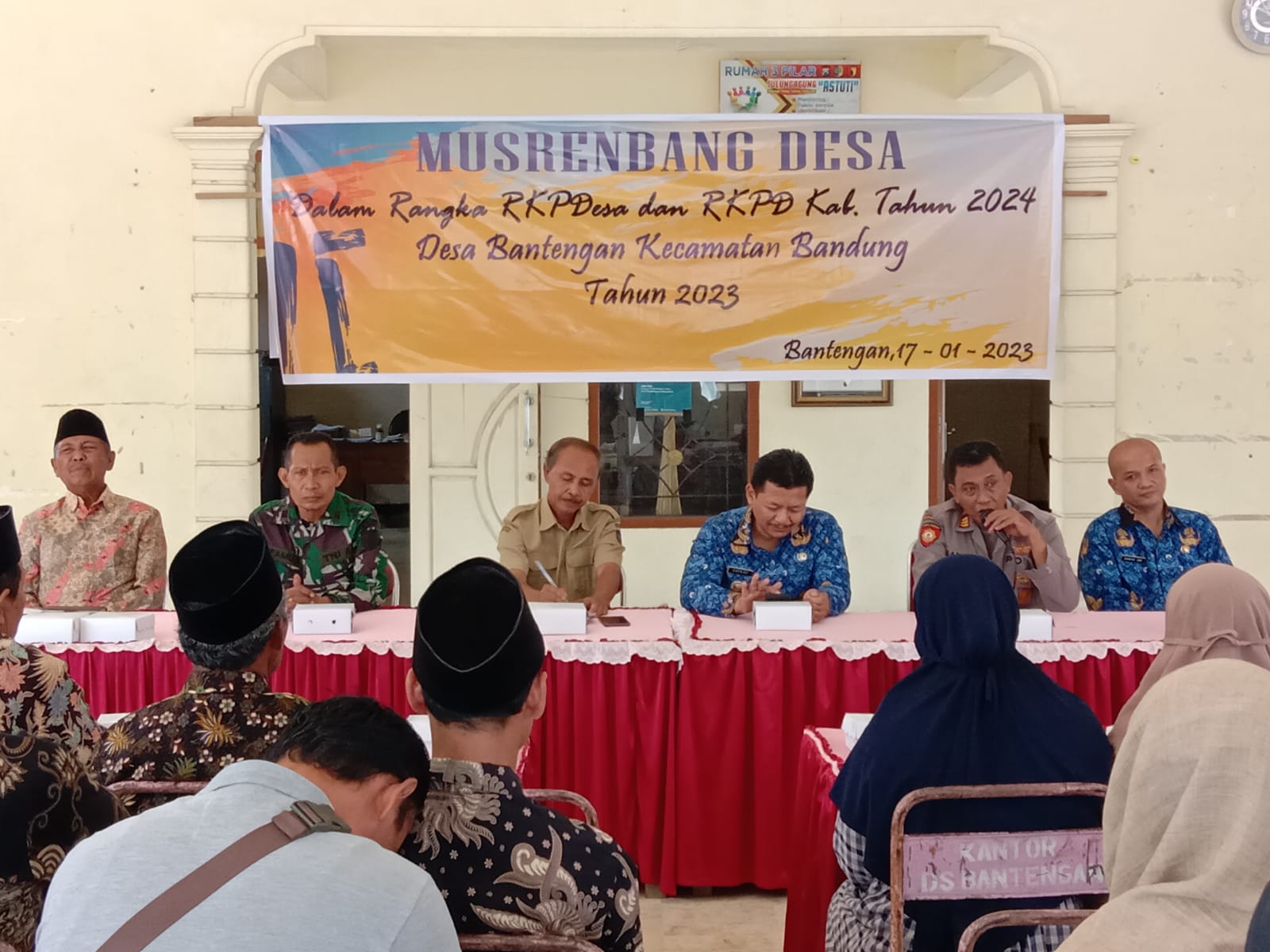 Musrenbang Desa Bantengan Kecamatan Bandung Tulungagung Dalam Rangka RKPDes dan RKPD Kab. Tahun 2024