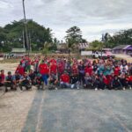 Jalin Sinergitas, Danramil 1015-09/Seruyan Hilir Ikuti Senam Bersama Dengan Masyarakat