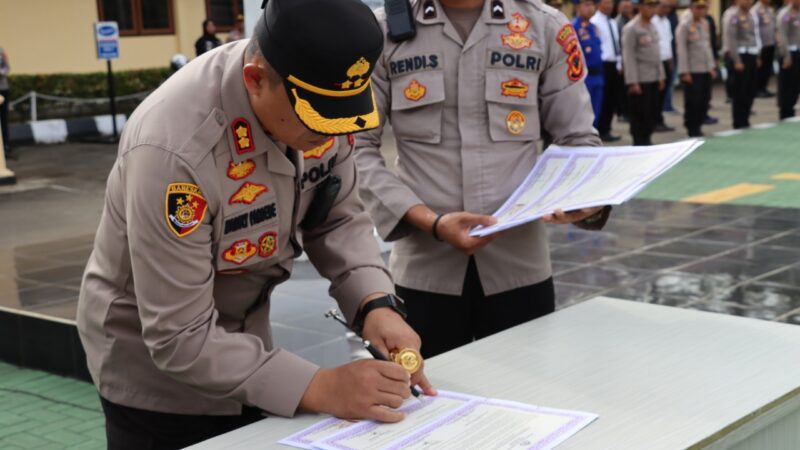 Kapolres Sukabumi AKBP Maruly Pardede Tegaskan, Tidak Ada Kebijakan Pemotongan Anggaran Dipa 2023.