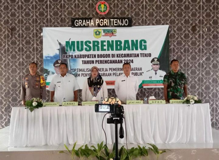 Musrenbang Dan RKPD Kabupaten Bogor Di Kecamatan Tenjo Untuk Th2024.