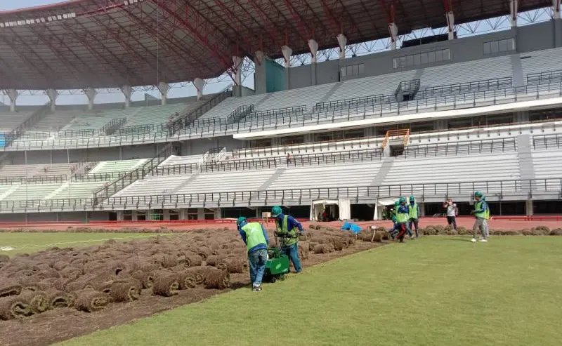 Stadion GBT di Kota Surabaya Disterilkan Untuk Persiapan Piala Dunia U-20