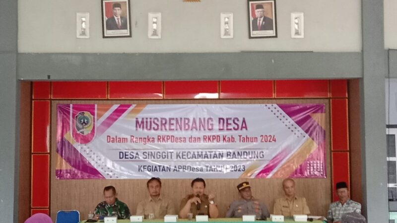 Musrenbang Desa Singgit Tulungagung Dalam Rangka RKPDes dan RKPD Kab. Tahun 2024