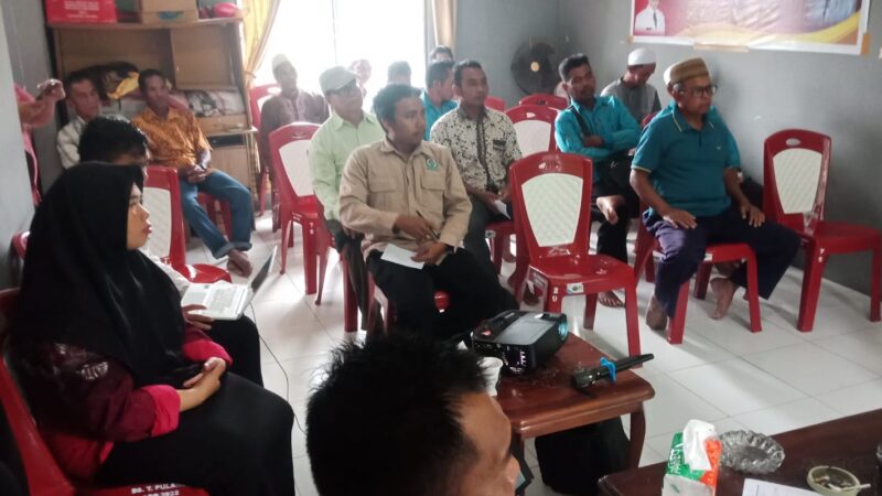 Musyawarah Desa dan Penyampaian Laporan Pertanggungjawaban APBDes Dihadiri Babinsa Koramil 1015-10/Telaga Pulang