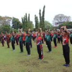 Jalin Sinergitas TNI-Polri, Jajaran Kodim 1016 Palangka Raya Ikuti Senam SKJ di Makorem 102/Pjg
