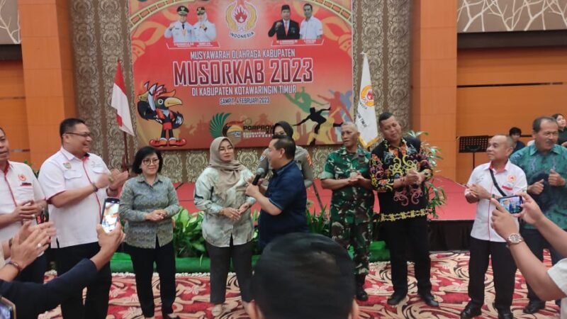 Musyawarah Olahraga Kabupaten (Musorkab) Kotim Dihadiri Danramil 1015-03/Mentawa Baru Ketapang