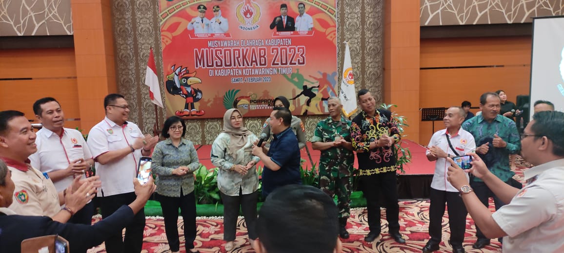 Musyawarah Olahraga Kabupaten (Musorkab) Kotim Dihadiri Danramil 1015-03/Mentawa Baru Ketapang