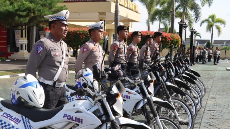 Polres Magetan lakukan “Operasi Keselamatan Semeru 2023” Awali Dengan Apel Gelar Pasukan.