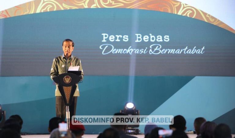 Puncak HPN 2023 Presiden RI Joko Widodo Ingatkan Pers Bebas dan Bertanggung Jawab