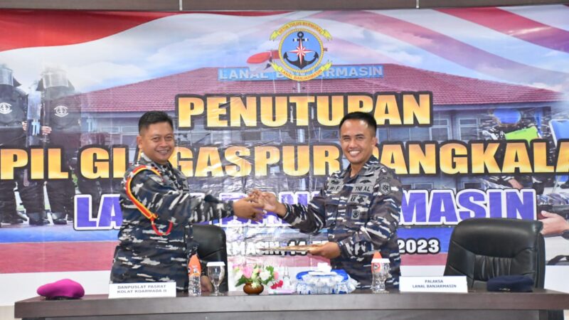 Uji Terampil Glagaspur Tingkat I Dan II Digelar Pangkalan TNI AL Banjarmasin