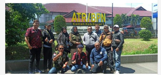 Lintas Wartawan Bogor Kunjungi Kantor BPN Kab. Bogor Konfirmasi Terkait Sengketa Tanah Milik Jimmy Mamesah