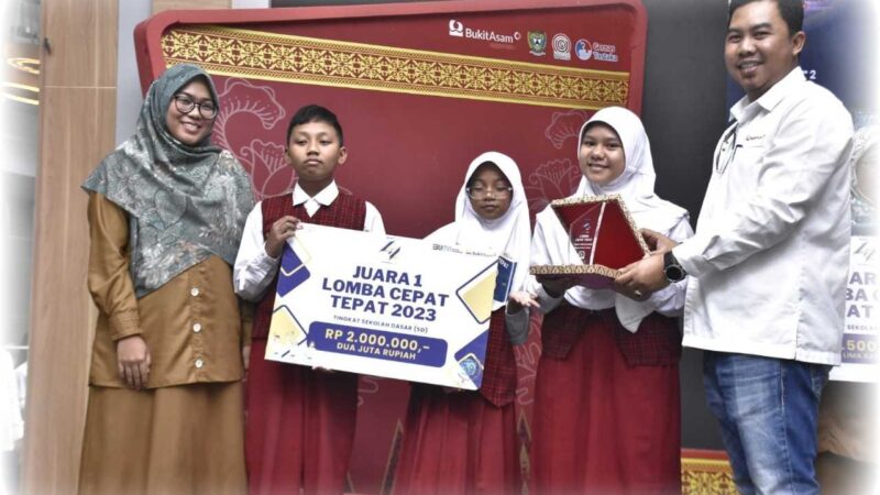 Lomba Cerdas Tepat Tingkat Pelajar Meriahkan HUT Ke-42 Bukit Asam