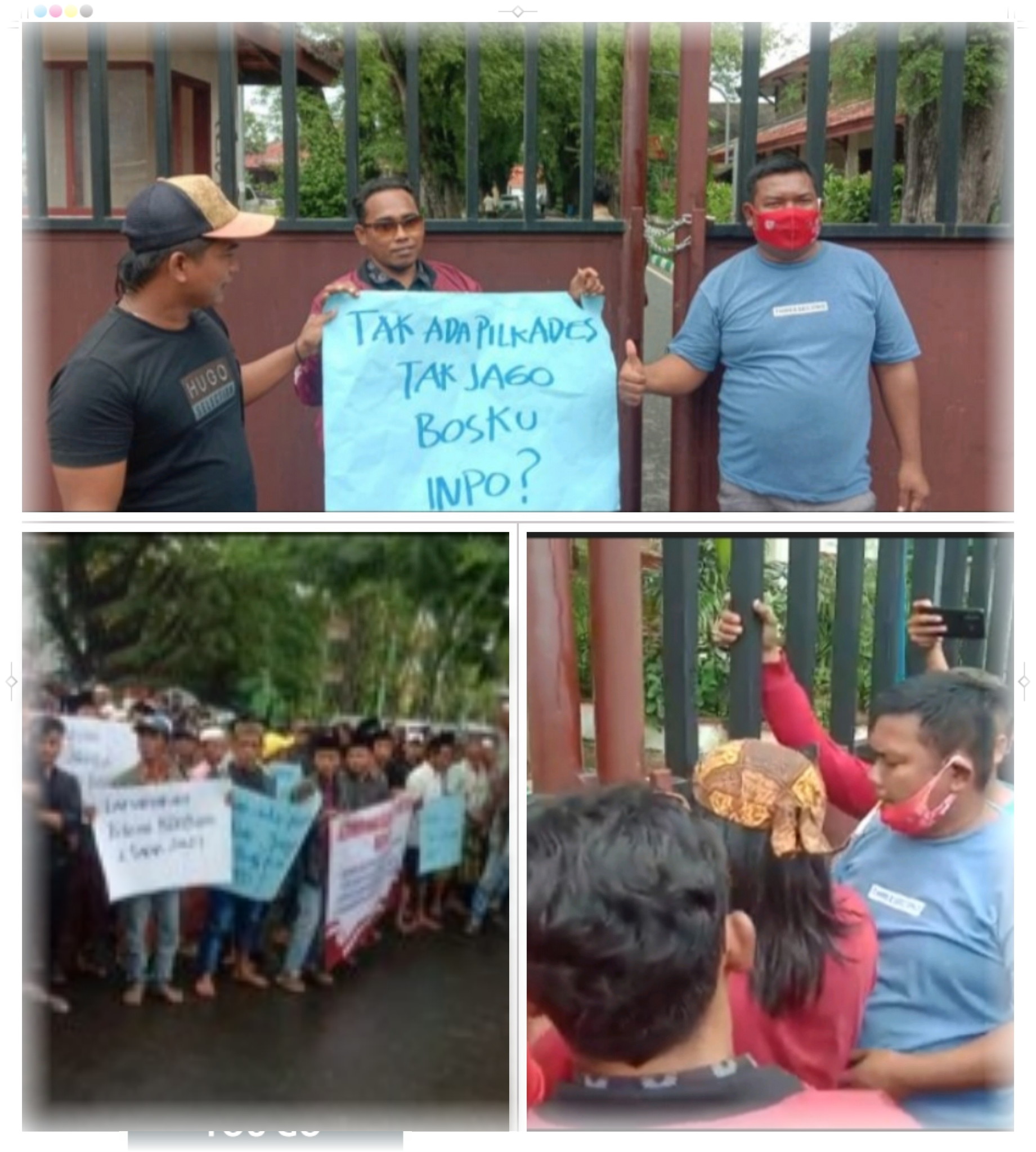 Aliansi Masyarakat Pamekasan Bergerak (AMPG) Menggelar Aksi Kepung Kantor Bupati Pamekasan