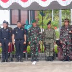 Dansatgas Pamtas Yonif 645/Gty Hadiri Upacara Pembukaan Patroli Terkoordinasi TNI-TDM Seri 1/2023