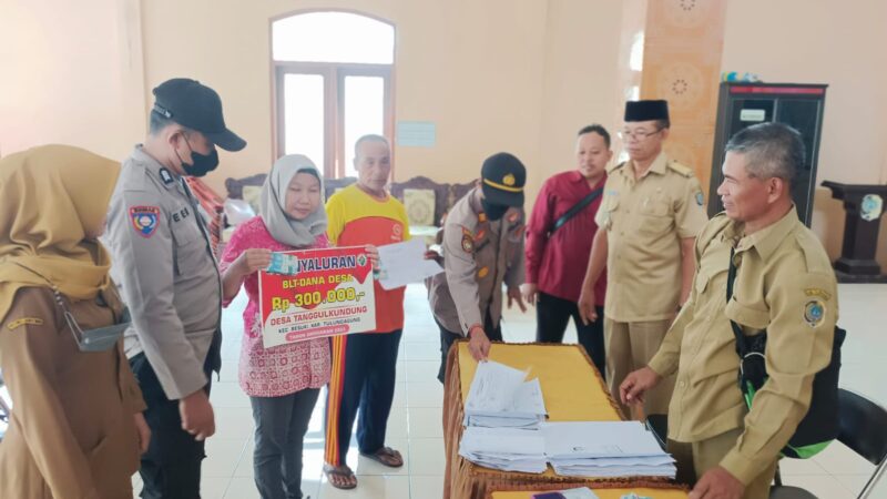 Pemerintah Desa Tanggulkundung Tulungagung Salurkan BLT DD 2023