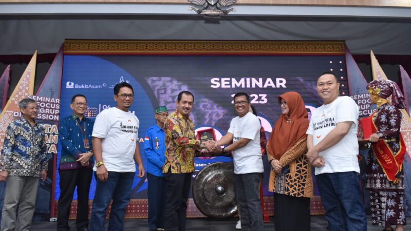 PTBA Gelar Seminar dan FGD Menuju Tanjung Enim Kota Wisata