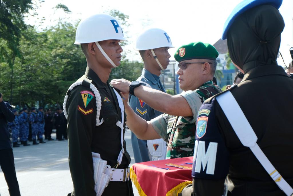Tingkatkan Disiplin Prajurit, Kasdam XII/Tpr Buka Operasi Gaktib dan Yustisi POM TNI TA 2023.