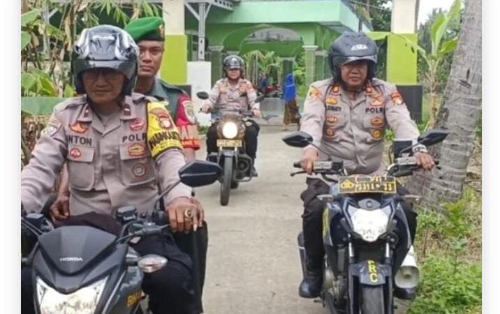 Jaga Kondusifitas Wilayah, Kapolsek Pakuhaji Polrestro Tangerang Kota Patroli Keliling Ndeso