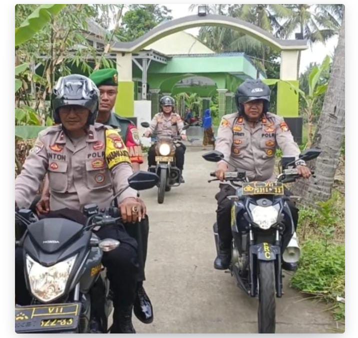 Jaga Kondusifitas Wilayah, Kapolsek Pakuhaji Polrestro Tangerang Kota Patroli Keliling Ndeso