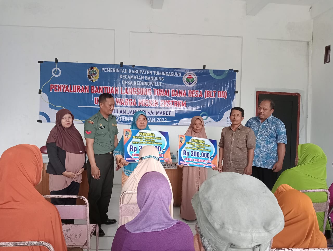 Pemerintah Desa Kedungwilut Tulungagung Salurkan BLT DD 2023