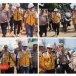 Kapolres Bogor Tinjau Perbaikan Jembatan Cikareteg Yang Hubungkan Bogor – Sukabumi