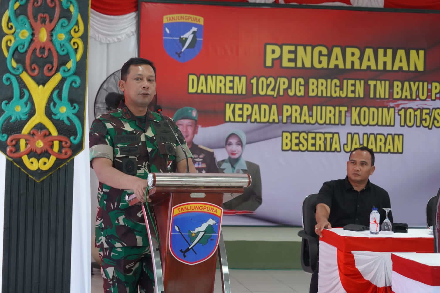 Tatap Muka, Danrem 102/Pjg Bersama Seluruh Prajurit Kodim 1015/Sampit