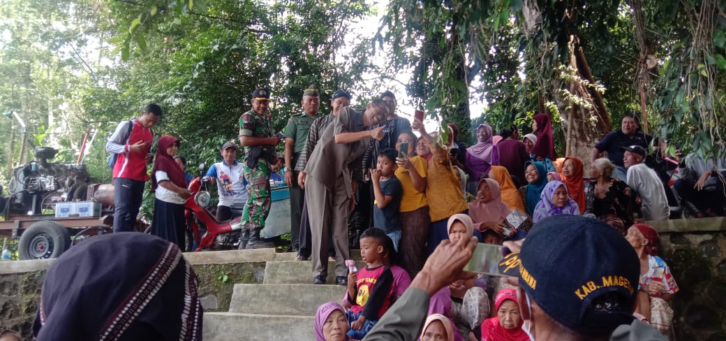 BUPATI MAGETAN HADIRI ACARA BERSIH DESA DI DESA JABUNG KECAMATAN PANEKAN KABUPATEN MAGETAN.