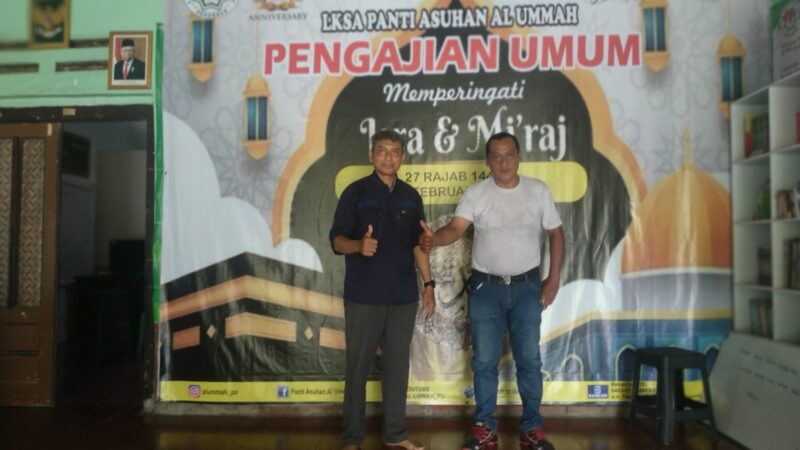 MENGETUK HATI PARA DONATUR UNTUK ANAK YATIM PIATU YAYASAN AL UMAH KABUPATEN PONOROGO.