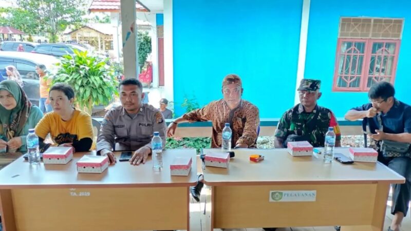 Pelantikan Badan Permusyawaratan Desa (BPD) Desa Bandar Agung Dihadiri Babinsa Koramil 1015-07/Parenggean