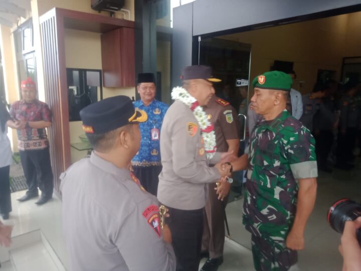 Pabung Kabupaten Seruyan Kodim 1015/Sampit Hadiri Ramah Tamah Bersama Wakapolda Kalteng