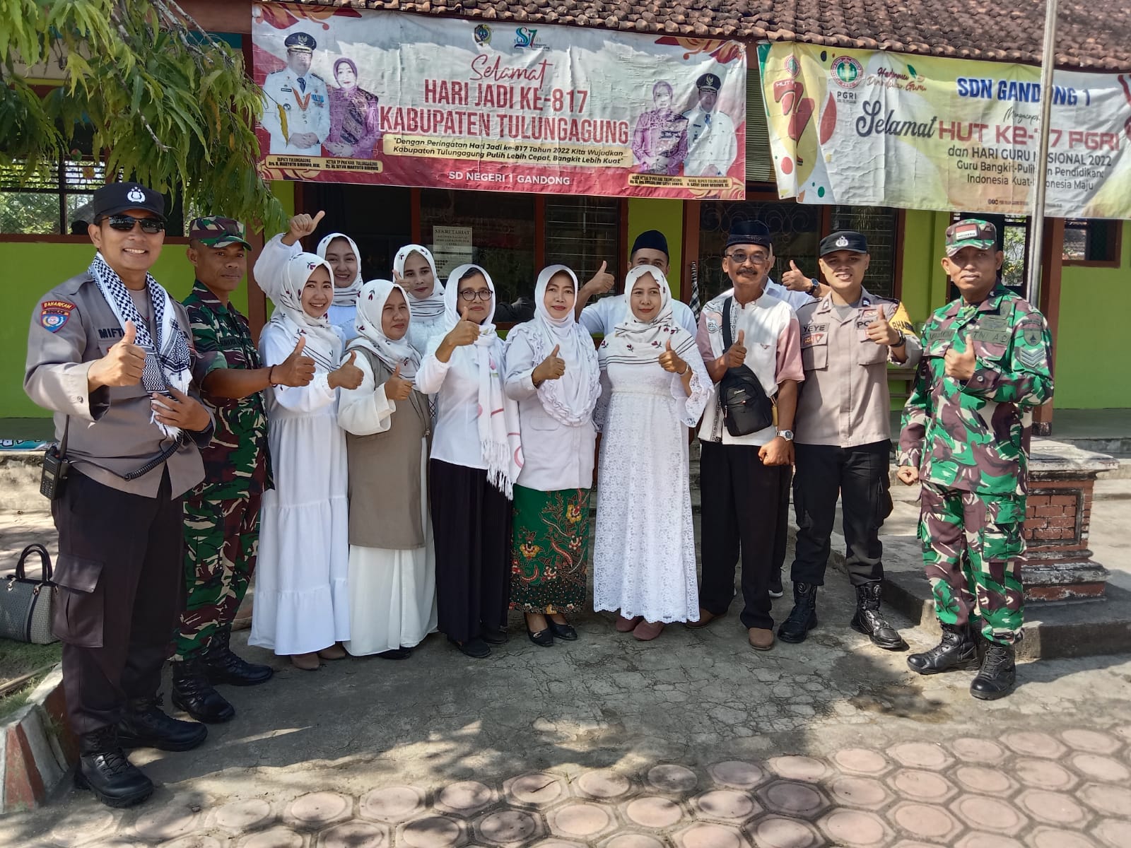 Korwil UPASP Bandung Hadir Dalam Pawai Ta’aruf SD Negeri 1 Gandong Tulungagung.