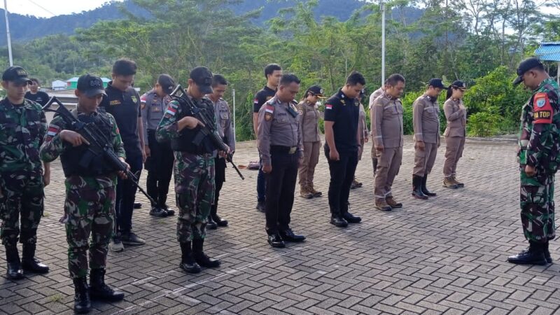 Di Bulan Pernuh Berkah, Satgas Pamtas Yonif 645/Gardatama Yudha Laksanakan Patroli Gabungan