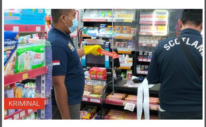 Polsek Cibinong Gelar Penyelidikan Terkait Aksi Pencurian Disebuah Minimarket Pondok Rajeg