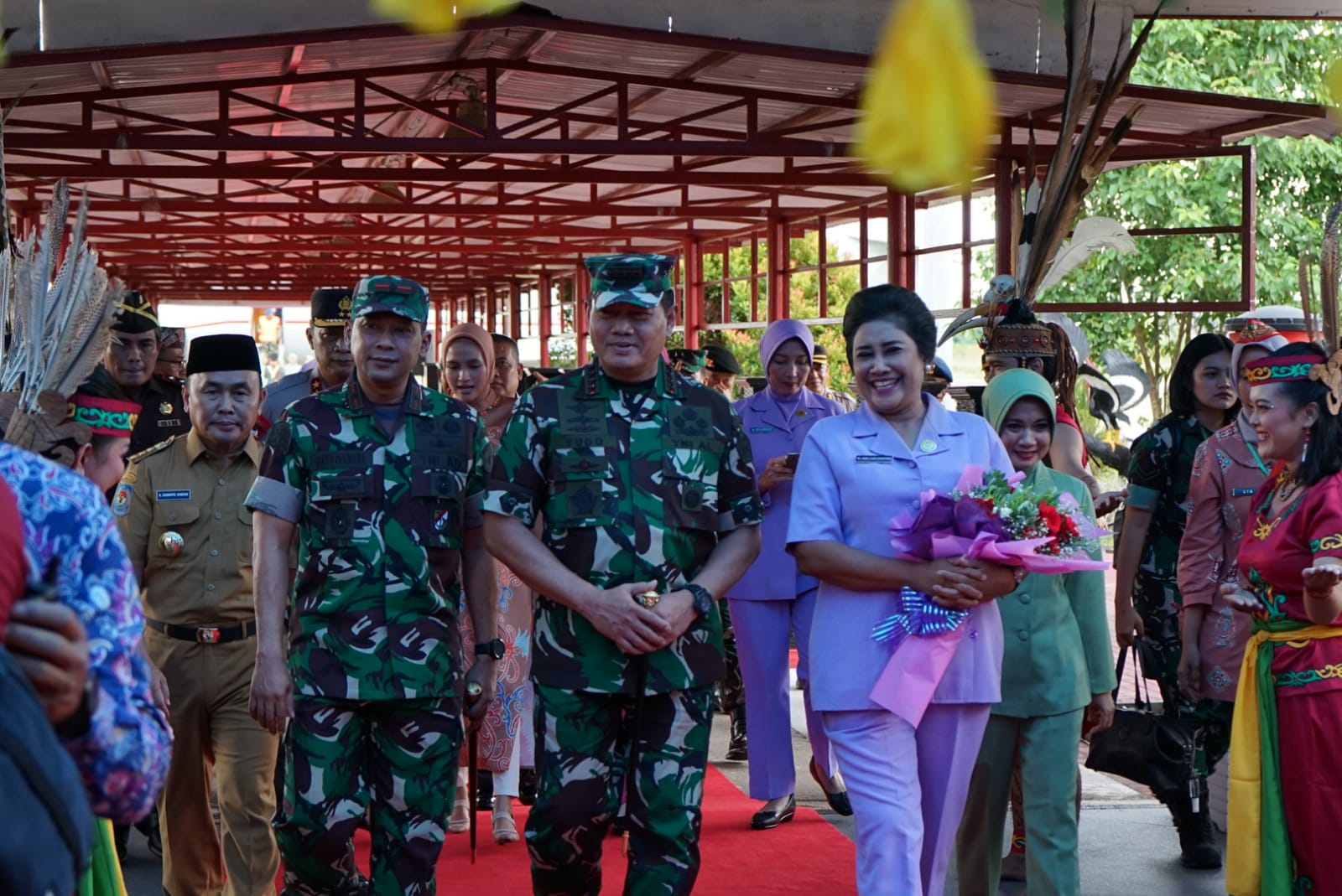 Dandim 1016/Palangka Raya Sambut Kedatangan Panglima TNI