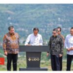 Ketua MPR RI Bamsoet Dan Menko Ekonomi Airlangga Dampingi Presiden Joko Widodo Resmikan Kawasan Ekonomi Khusus MNC Lido City