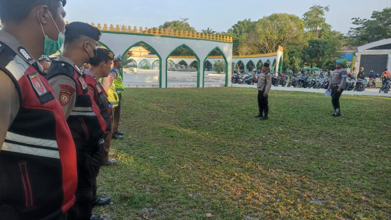 Polresta Deli Serdang laksanakan Pengamanan Tabligh Akbar Ustad Abdul Somad di Masjid Agung Pemkab. Deli Serdang